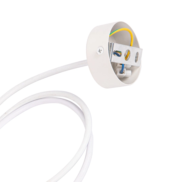 Zawiesie Zasilające Prowadnica Track Biały 1-Obwodowy