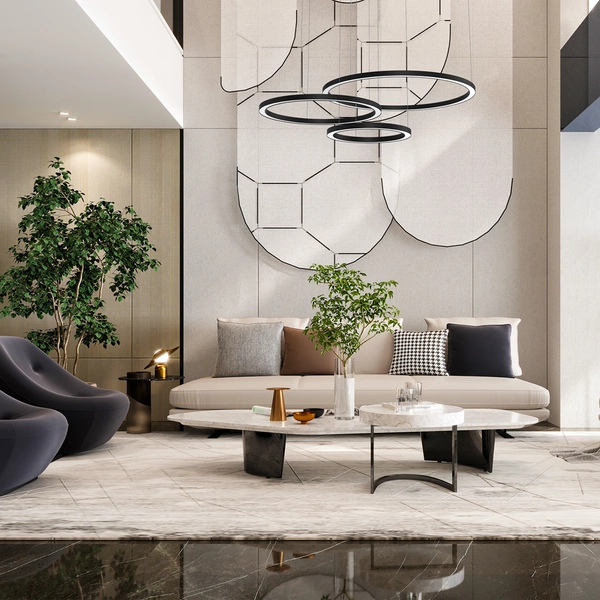 Lampa wisząca GALAXIA, ML8789, czarna, 85W LED, barwa ciepła 3500K