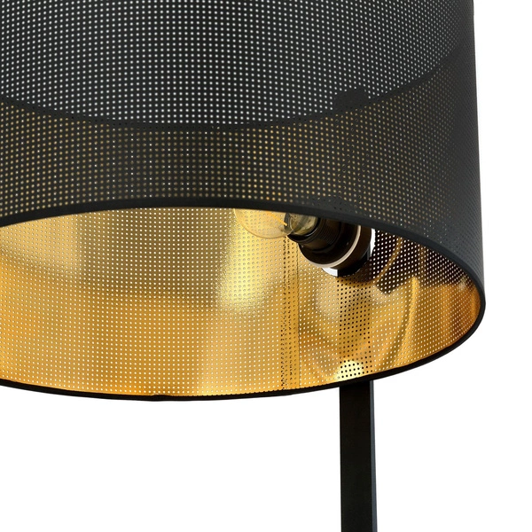 Lampa podłogowa Emibig ESTRELLA LP1 Czarny/GOLD 1156/LP1