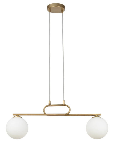 Lampa Sigma Tes 2 zwis złoty 33632