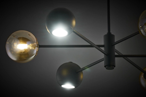 Nowoczesny Żyrandol MOKA wys. 47-69cm 3xG9 3xGU10
14W IP20 | Czarny