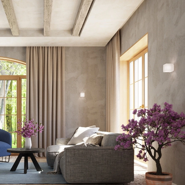 Kinkiet Sollux RICO Szklany, Biały G9 12W LED, SL.0212