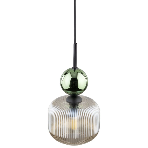 SOPHIA GREEN COGNAC LAMPA WISZĄCA 1XE14
