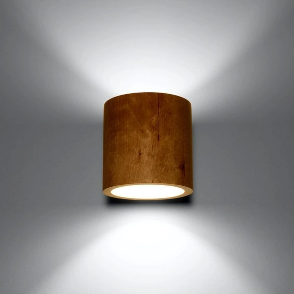 Kinkiet Sollux ORBIS drewno o kolorze drewno naturalne 1xG9 LED 4,5W, 3000K, SL.0490