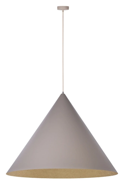 Lampa Sigma Vesuvio taupe/złoty L 1xE27 41059