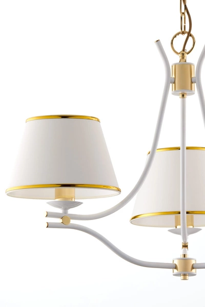 Klasyczny Żyrandol SAMBA wys. 83cm 3xE27 15W IP20 | biały