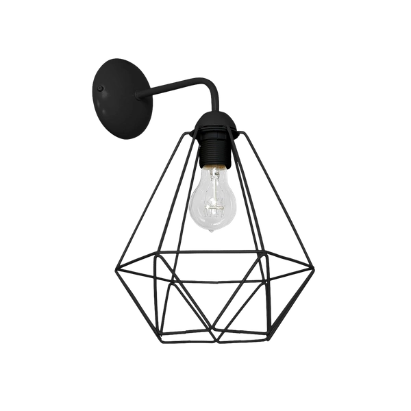 Kinkiet BASKET, czarny, 1x60W E27, MLP7206