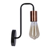 Kinkiet HERPE 21-66855 czarno-miedziany 1x60W E27