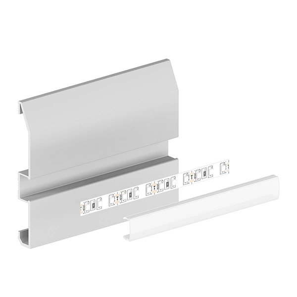 Profil LED P16-1 podłogowy 100cm cokół | do osłonek C1/C4/C13 | biały