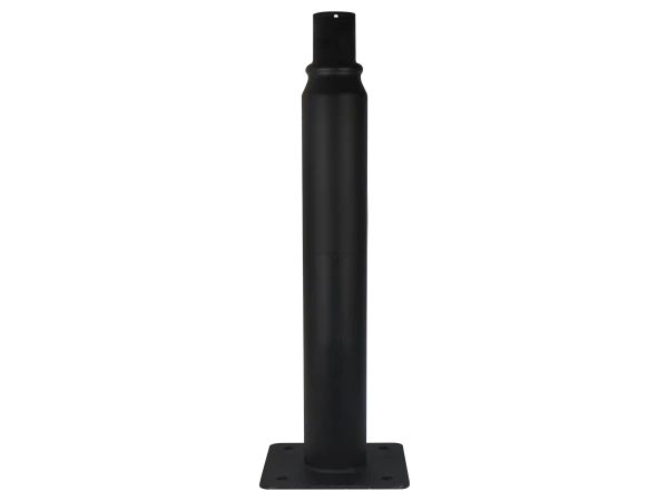 Składany maszt pod latarnię latarnia słup oświetleniowy składany 4m czarny PRIME