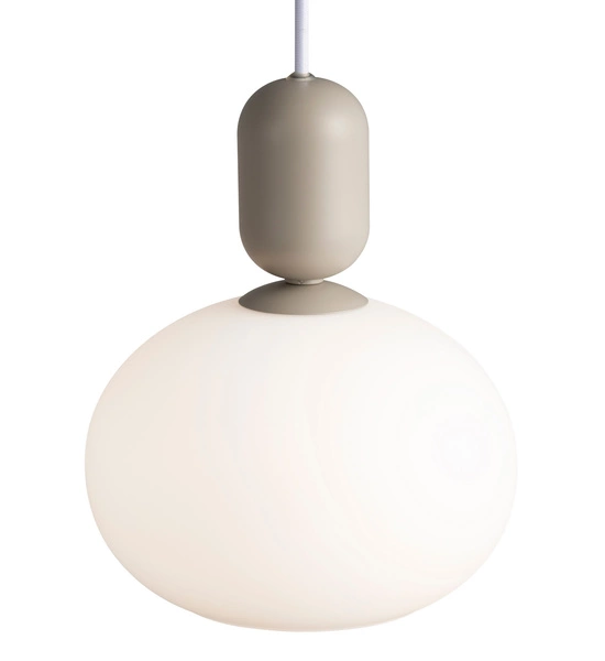 Lampa wisząca NOTTI E27 40W Szkło | Szary