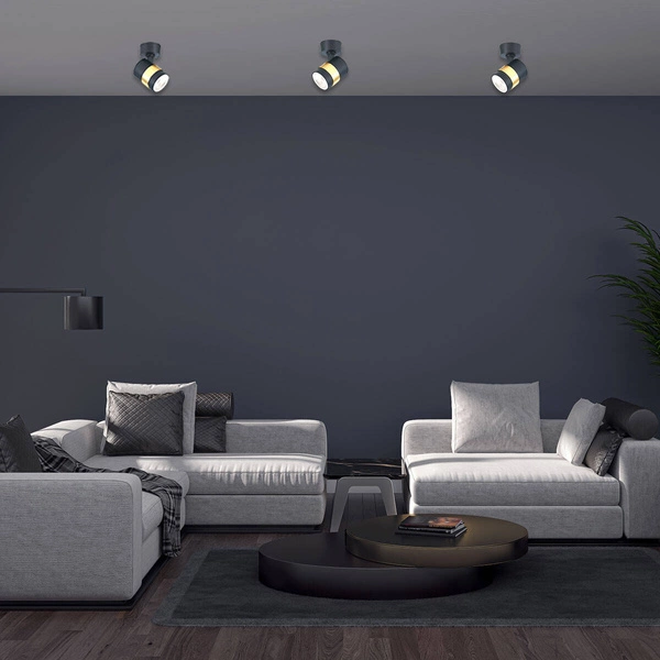 Anillo 1 spot czarny