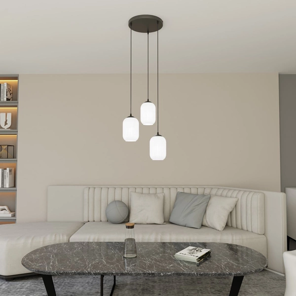 Lampa wisząca Emibig VERDI 3PREM BL OPAL 1435/3PREM