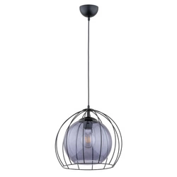 Lampa wisząca ALFA AVANGO CZARNA 1xE27 34cm | 61172