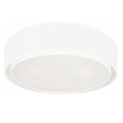 Plafon do salonu MIST III śr. 50cm biały 8943