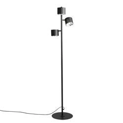 Aldex Lampa podłogowa BOT 1047A, czarna, 3x35W GU10