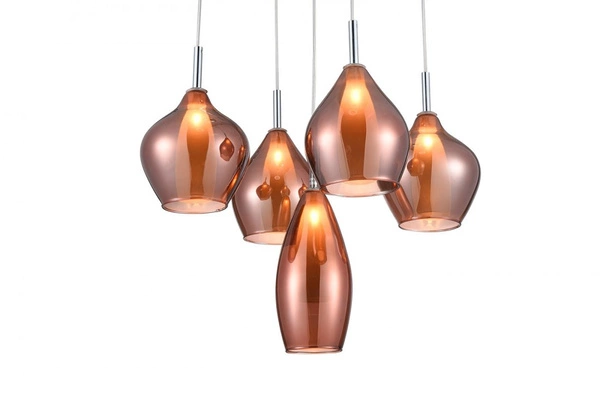 Azzardo AMBER MILANO 5 COPPER 3172