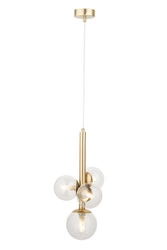Lampa Sigma PERLA LUX 4 zwis transparentny 40856