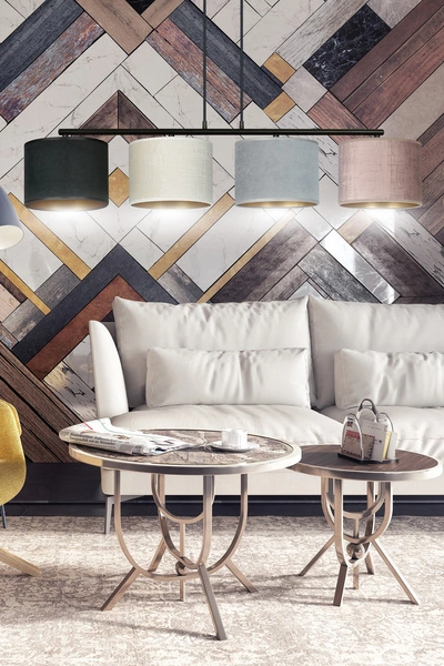 Lampa wisząca Emibig HILDE 4 BL MIX 1055/4