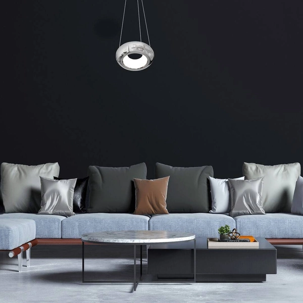 Zwis pojedyńczy LED MERCURIO chrom 25cm