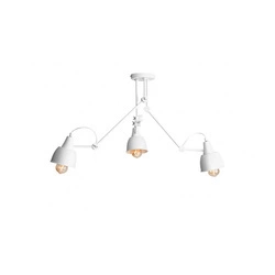 Aldex Lampa sufitowa AIDA 3, 814PL_E, biała, 3x60W E27