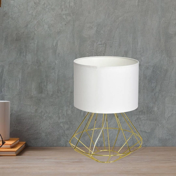 Lampa stojąca INDUSTRIALNA LUPO WHITE/GOLD 1xE27 MLP6268