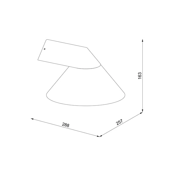 Kinkiet LINAS E27 15W Aluminium | Czarny