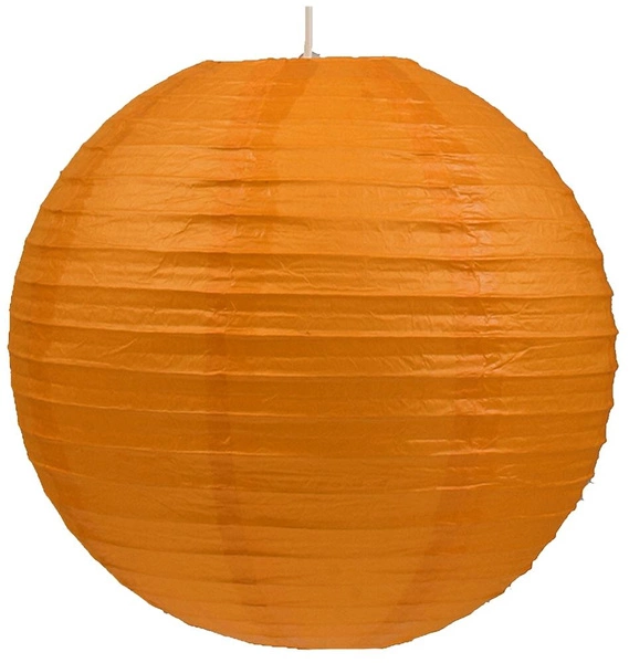 ABAŻUR PAPIEROWY-KOKON KULA PAPIEROWA 60 POMARAŃCZ