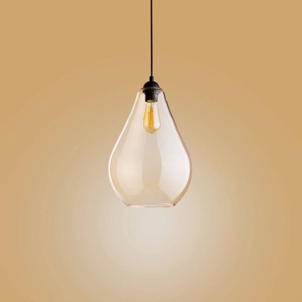 Nowoczesna lampa wisząca FUENTE 4322 bursztyn 4322