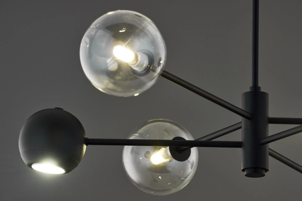 Nowoczesny Żyrandol MOKA wys. 47-69cm 3xG9 3xGU10
14W IP20 | Czarny