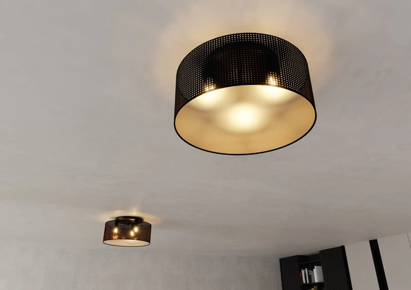 Lampa sufitowa Emibig ASTON 3 Czarny/GOLD 1148/3