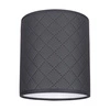 Abażur Cylinder E27 H20 Tkanina Antracyt A0981
