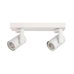 Lampa sufitowa reflektor SPIELA dł. 28cm 2xGU10 | biały