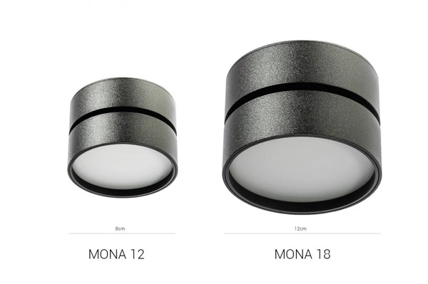 MONA 12W 4000K BK
