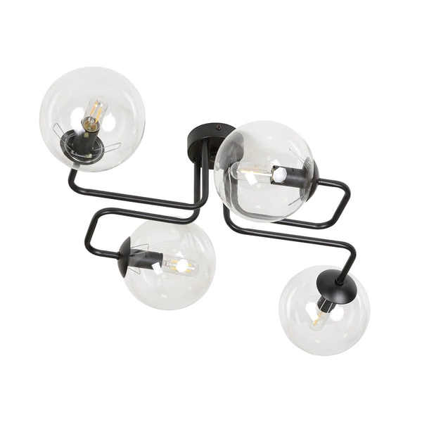 Lampa sufitowa Emibig BRENDI 4 BL TRANSPARENT 831/4