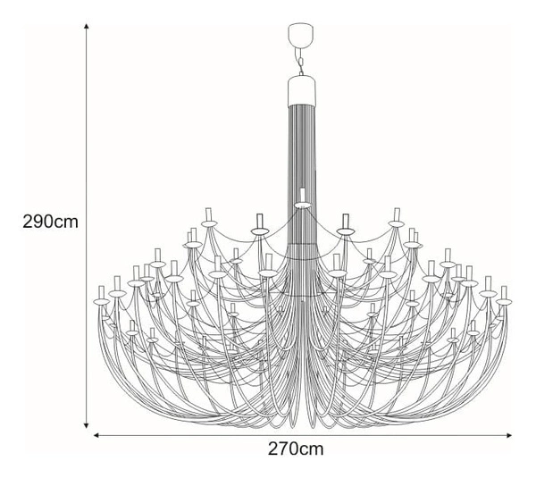 Żyrandol KP-01 z serii PERSEO