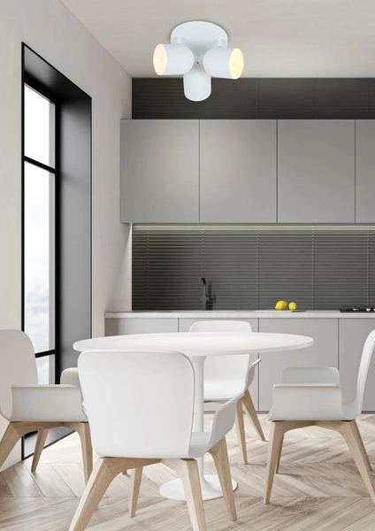 Nowoczesna lampa sufitowa AZURO plafon 98-63274 biała 3xE27