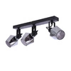 Lampa sufitowa RANDI, 93-13378, czarny/dymiony, 3x15W E14