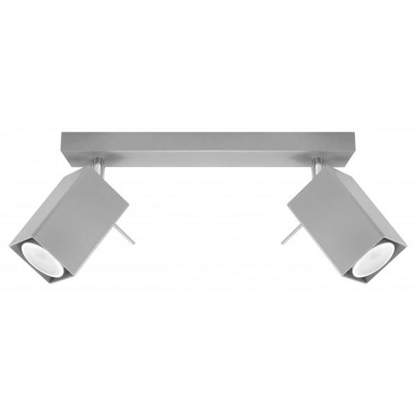 Designerska lampa sufitowa MERIDA 2 SL.0456 Szara 2xGU10