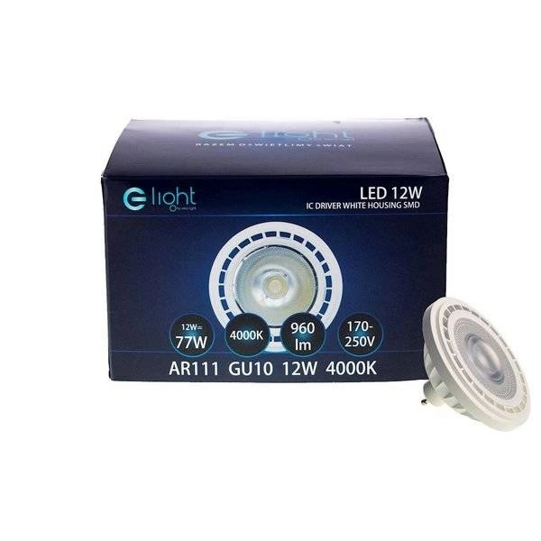 Żarówka LED MR111 GU10 10W biała 4000K neutralna