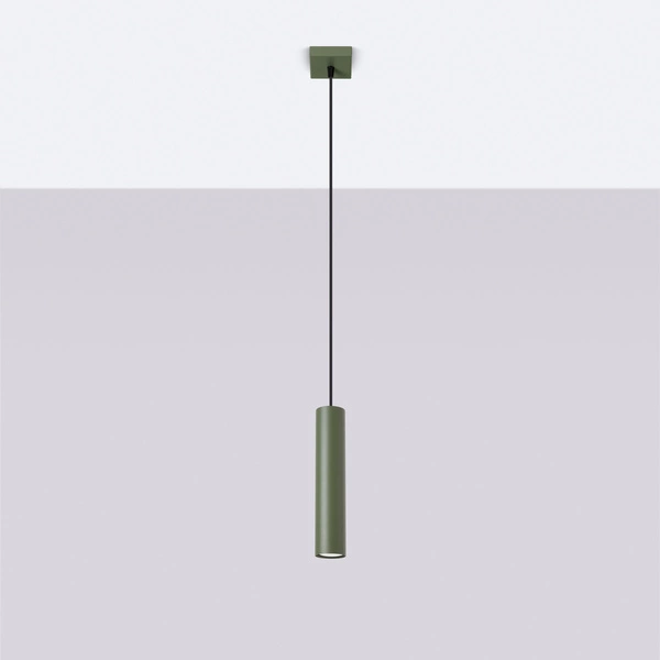Lampa wisząca LAGOS 1 zielona oliwka