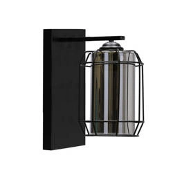 Kinkiet JONERA, P25, 21-08411, czarny/dymiony, 1x40W E27