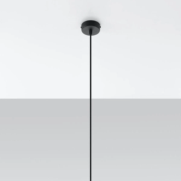 Lampa wisząca GATE, czarna stal, SL.0663