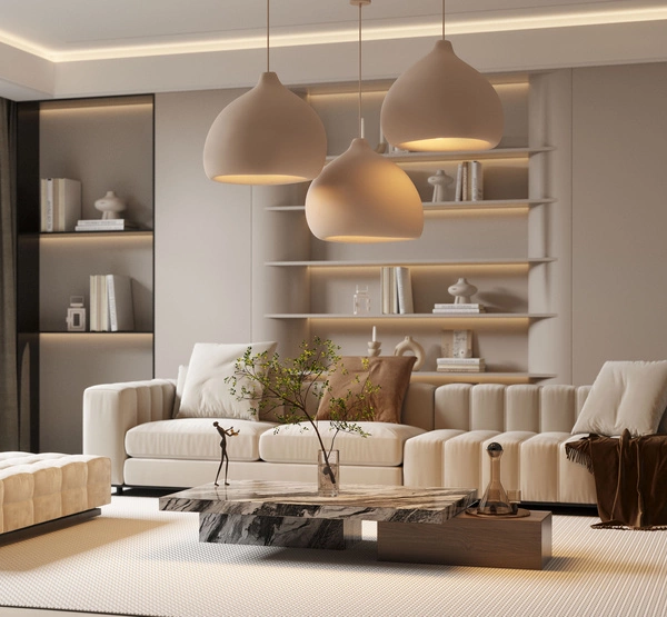 Lampa Sigma MAURO L beżowy 41124