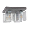 Lampa Sufitowa Gittan 4xE27 Max.60W Szary Beton/Chromowany Metal 8172436