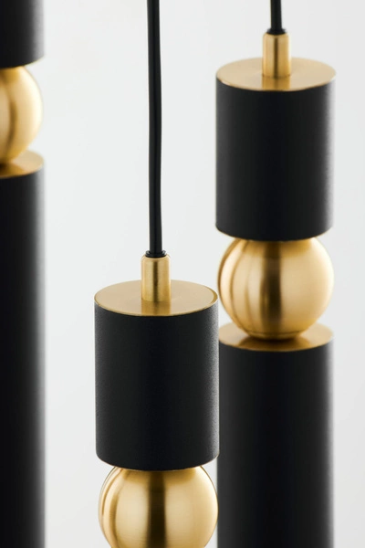 Nowoczesna Lampa wisząca ALAS wys. 35-136cm 5xG10 14W IP20 | Złoty