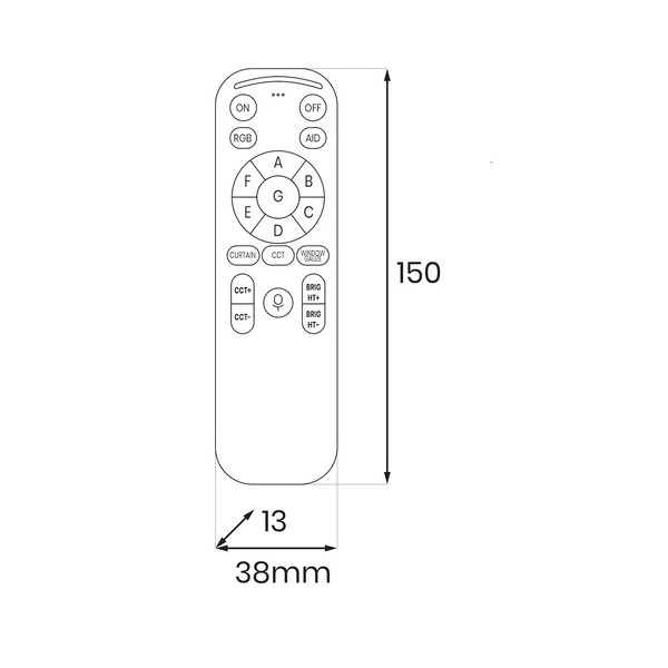 Pilot do magnetic track 10mm, 2,4G bluetooth