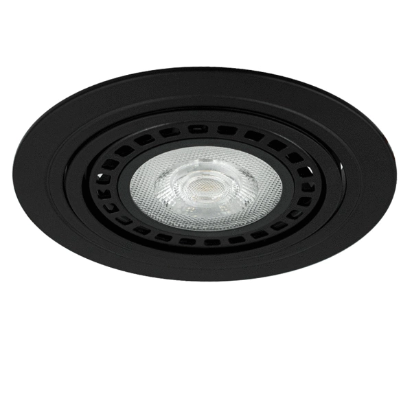 Oprawa wpuszczana oczko sufitowe ALEN R śr. 17cm czarny 891636