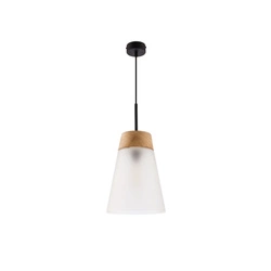 Nowoczesna Lampa wisząca DOMINO wys. 80cm 1xE27 15W IP20 | Czarny