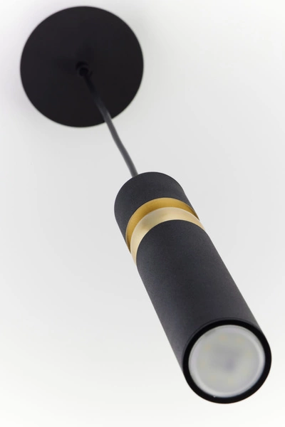 Nowoczesna Lampa wisząca ALAS wys. 120cm 1xG10 14W IP20 | Złoty